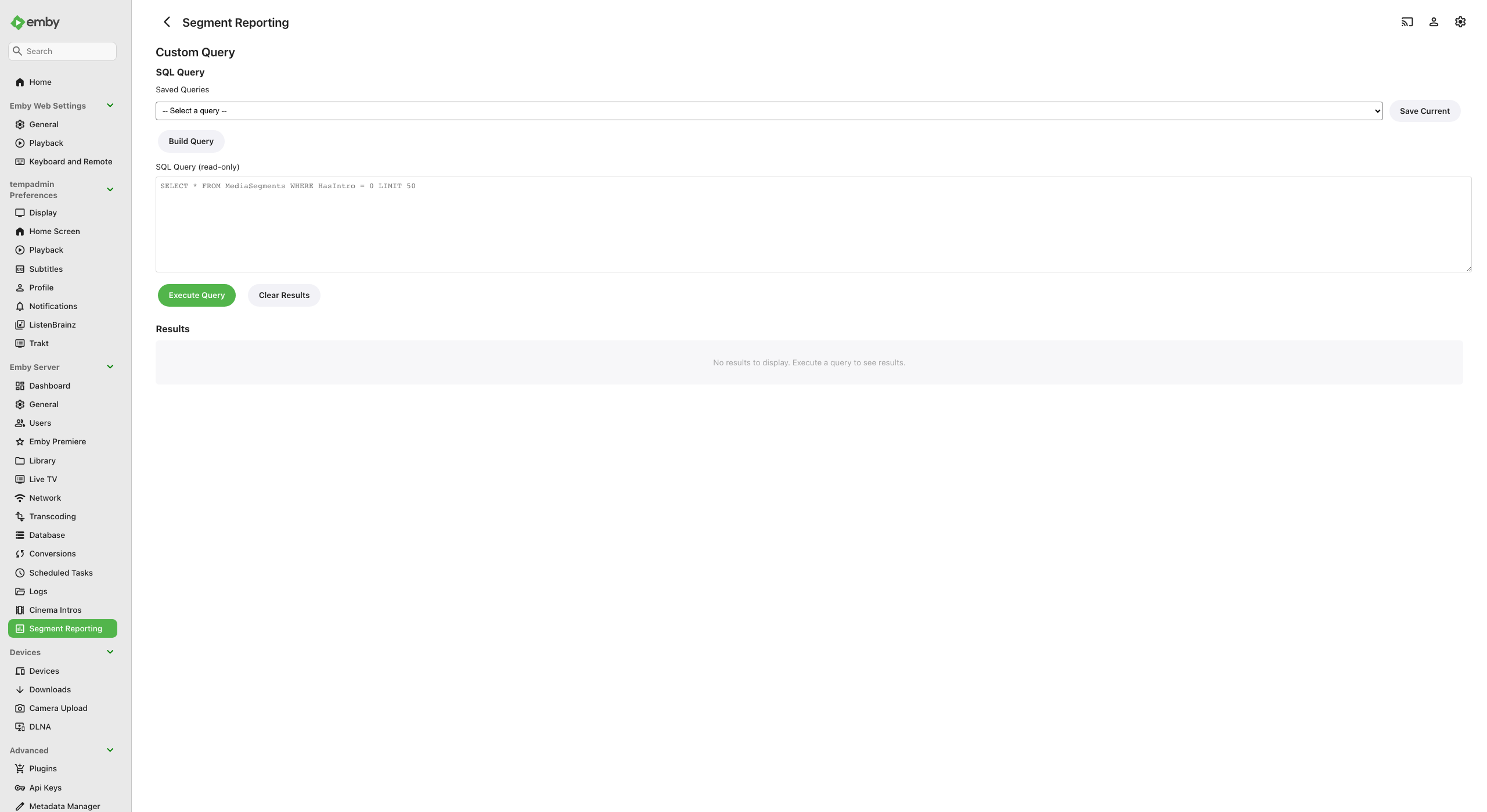 Custom Query